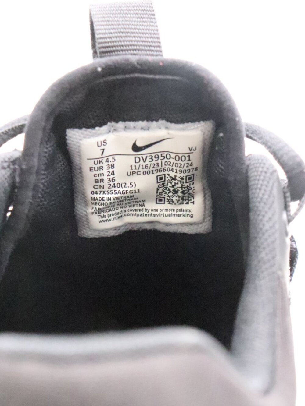 Nike Free Metcon 5 Women's Size 7 Anthracite Black Training Sneakers DV3950 001 - Picture 3 of 9